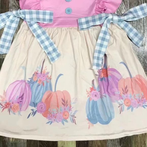 Pumpkin Girls Pink Sleeveless Boutique Dress - Picture 2 of 3